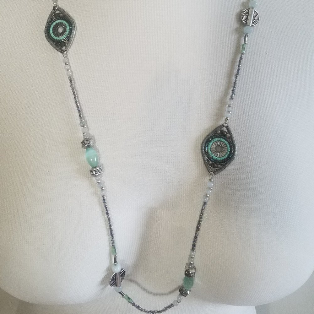 CHRISTOPHER & BANKS 36" Southwest Style Necklace